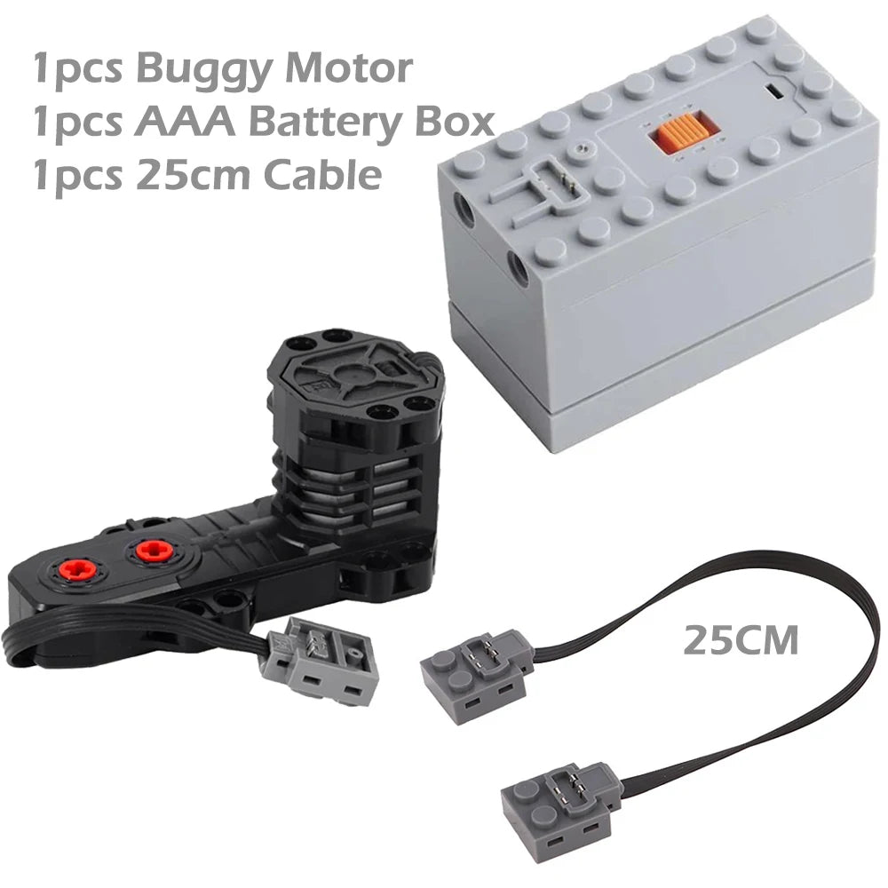 Technical MOC 5292 Buggy Motor Monster Motor Power Functions Parts Building Blocks Bricks Car Toy Compatible With Legoeds - Avero