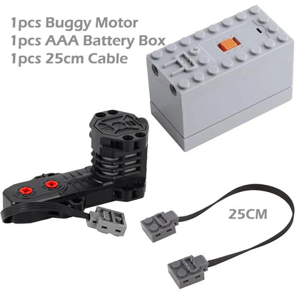 Technical MOC 5292 Buggy Motor Monster Motor Power Functions Parts Building Blocks Bricks Car Toy Compatible With Legoeds - Avero