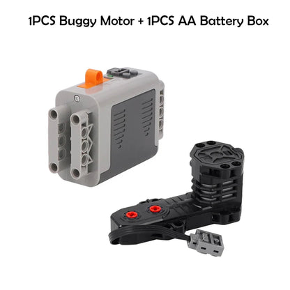 Technical MOC 5292 Buggy Motor Monster Motor Power Functions Parts Building Blocks Bricks Car Toy Compatible With Legoeds - Avero