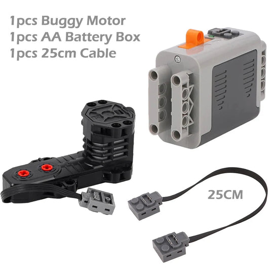 Technical MOC 5292 Buggy Motor Monster Motor Power Functions Parts Building Blocks Bricks Car Toy Compatible With Legoeds - Avero