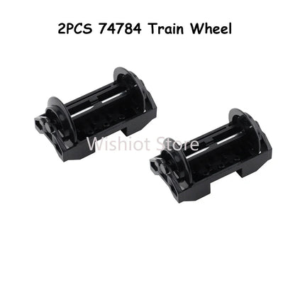 Technical Parts Train Motor 88002 MOC Pack Power Functions Battery Box Tracks Top Base Plate for Legoeds EV3 91994 74784 2871 - Avero