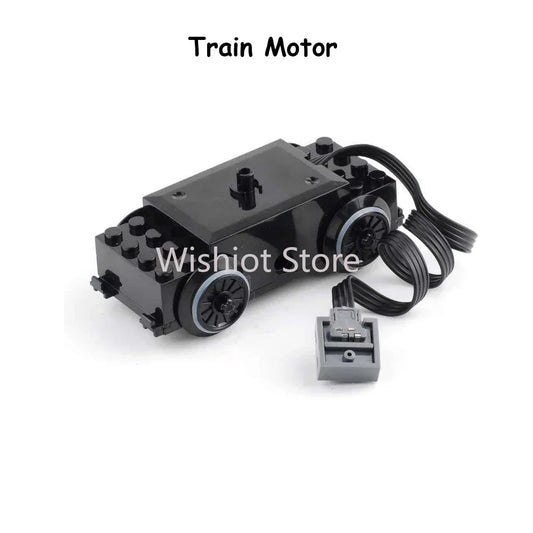 Technical Parts Train Motor 88002 MOC Pack Power Functions Battery Box Tracks Top Base Plate for Legoeds EV3 91994 74784 2871 - Avero