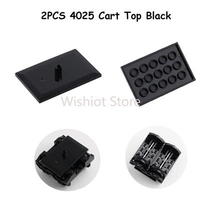 Technical Parts Train Motor 88002 MOC Pack Power Functions Battery Box Tracks Top Base Plate for Legoeds EV3 91994 74784 2871 - Avero