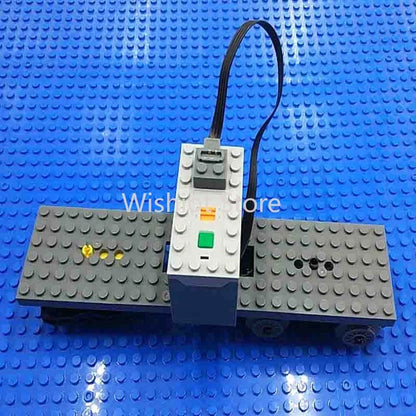 Technical Parts Train Motor 88002 MOC Pack Power Functions Battery Box Tracks Top Base Plate for Legoeds EV3 91994 74784 2871 - Avero