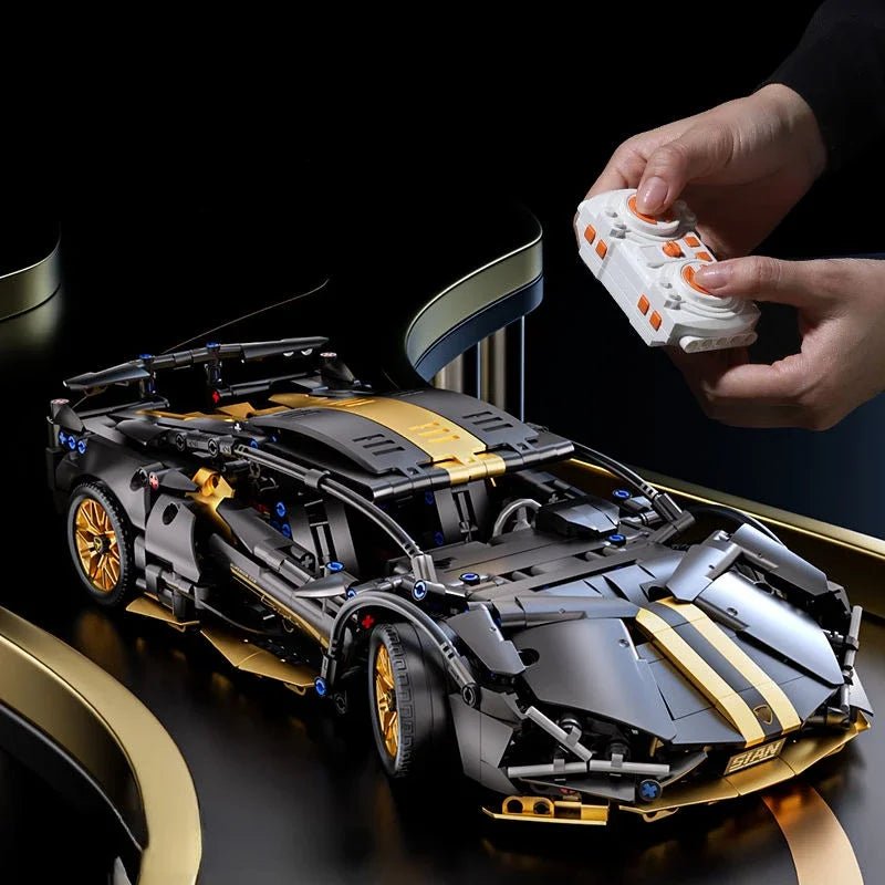 Technical Racing Sport Car Model Building Blocks technic adults 1:14 DIY Supercar Brick Puzzle Toys Kid Adult Gift（1280+granule） - Avero