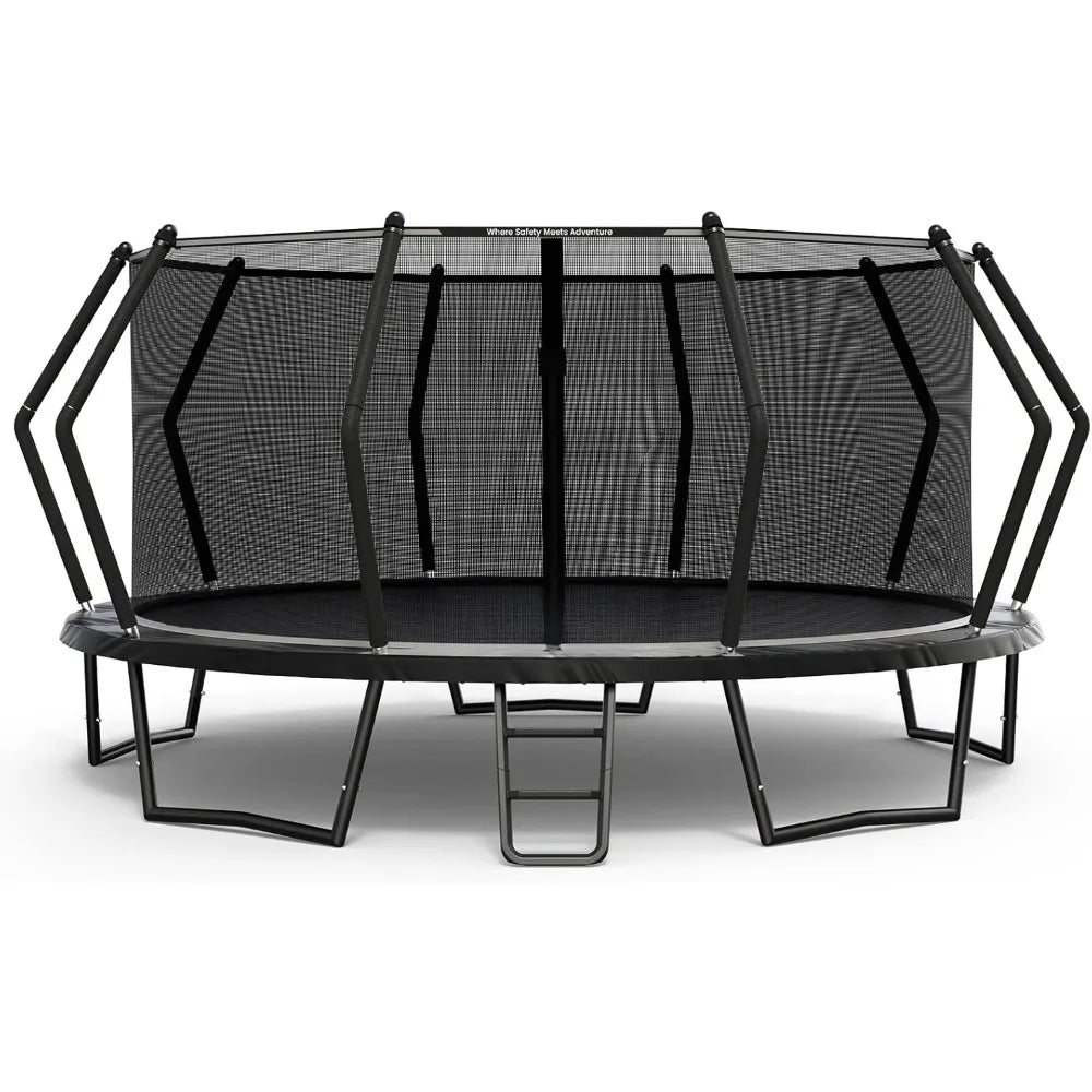 Trampoline 8FT 10FT 12FT 14FT 15FT 16FT Recreational Trampoline with Enclosure for Kids Adults, ASTM Approved, Outdoor - Avero