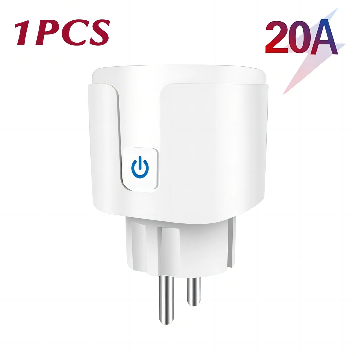 Tuya Smart Socket Outlet EU Plug 16A/20A With Power Monitor Timing Voice Control Wifi Smart Plug Works With Alexa Google Home - Avero