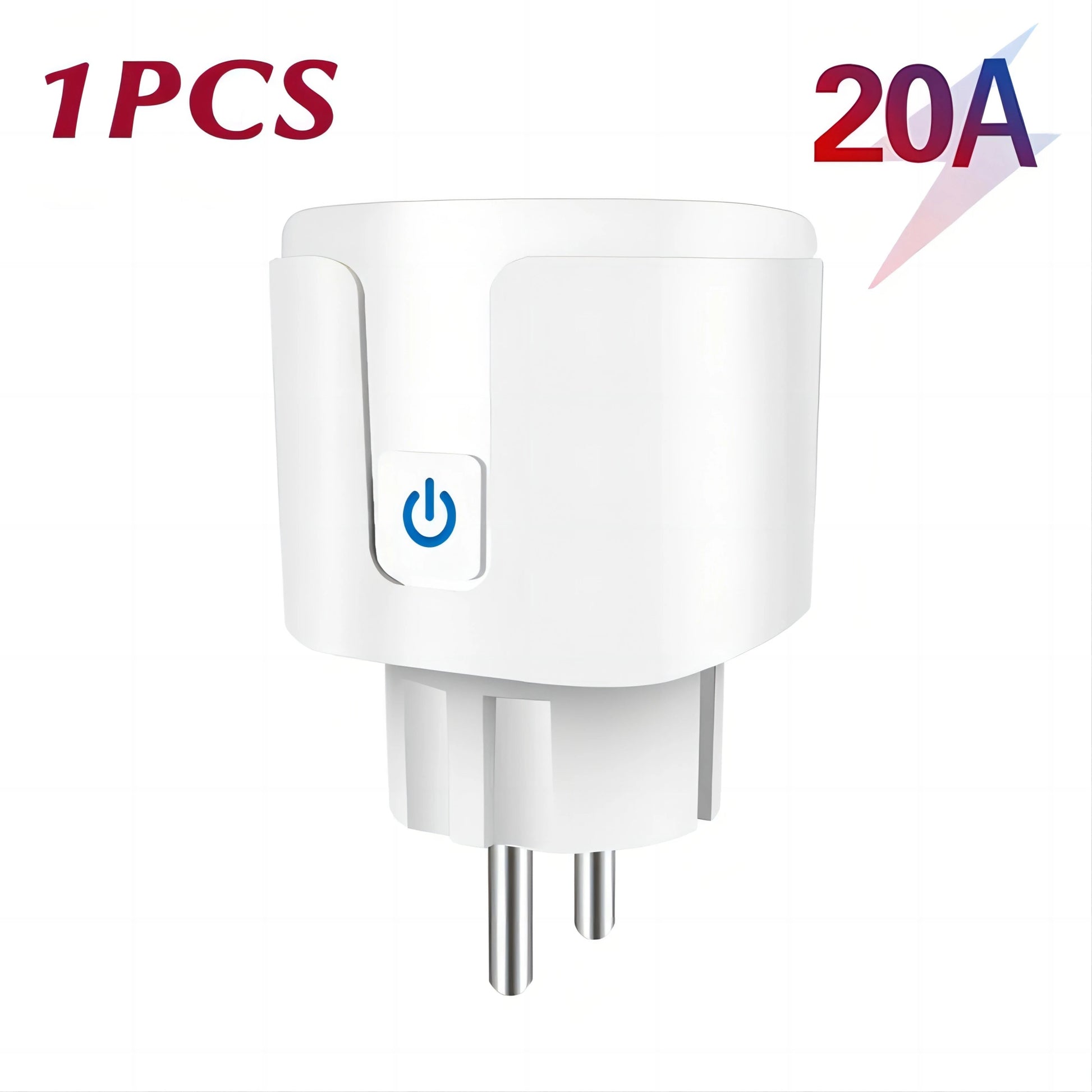 Tuya WiFi Smart Plug EU 20A Smart Socket Without Power Monitor Timing Voice Control Works Whit Alexa Google Home Alice - Avero