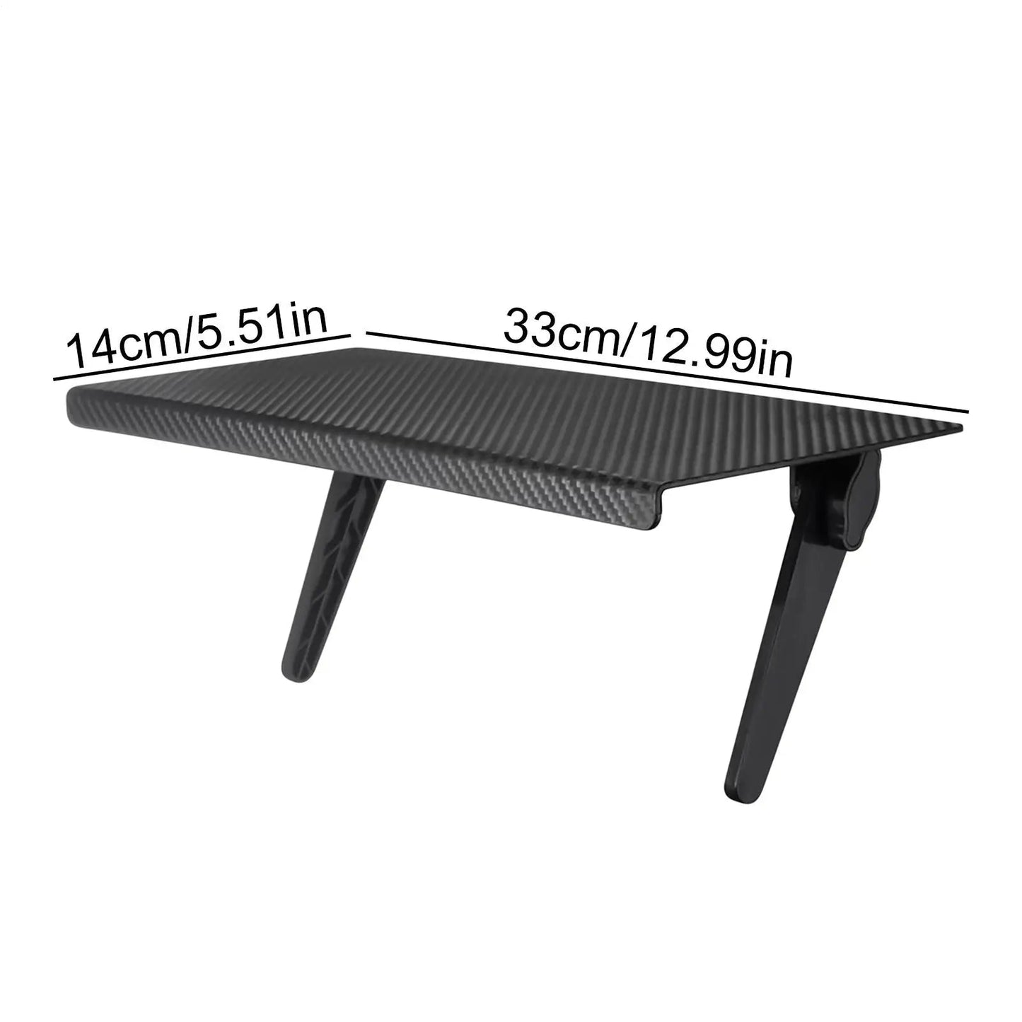 TV Shelf Top 13in Computer Monitor Shelf Adjustable Monitor Display For Laptop Electronics Media Console Box Soundbar Router - Avero