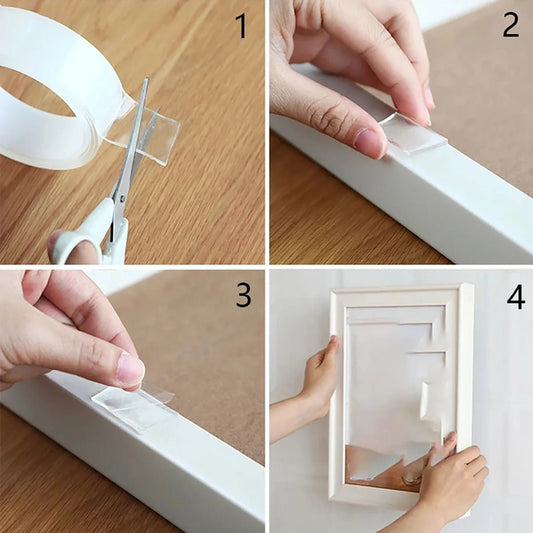Ultra - strong Double Sided Adhesive Monster Tape Home Appliance Waterproof Wall Stickers Home Improvement Resistant Tapes - Avero