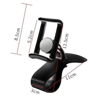 Universal Car Phone Holder Stand Dashboard Car Clip Mount GPS Bracket Car Mobile Phone Support in Car For iPhone Xiaomi Samsung - Avero