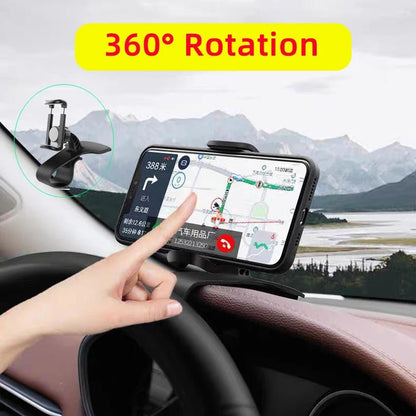 Universal Car Phone Holder Stand Dashboard Car Clip Mount GPS Bracket Car Mobile Phone Support in Car For iPhone Xiaomi Samsung - Avero