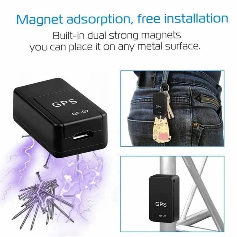 Universal Tracking Device Gf07 Mini Car Tracker Magnetic Gps Real Time Vehicle Locator Anti - Lost Recording Rechargeable - Avero