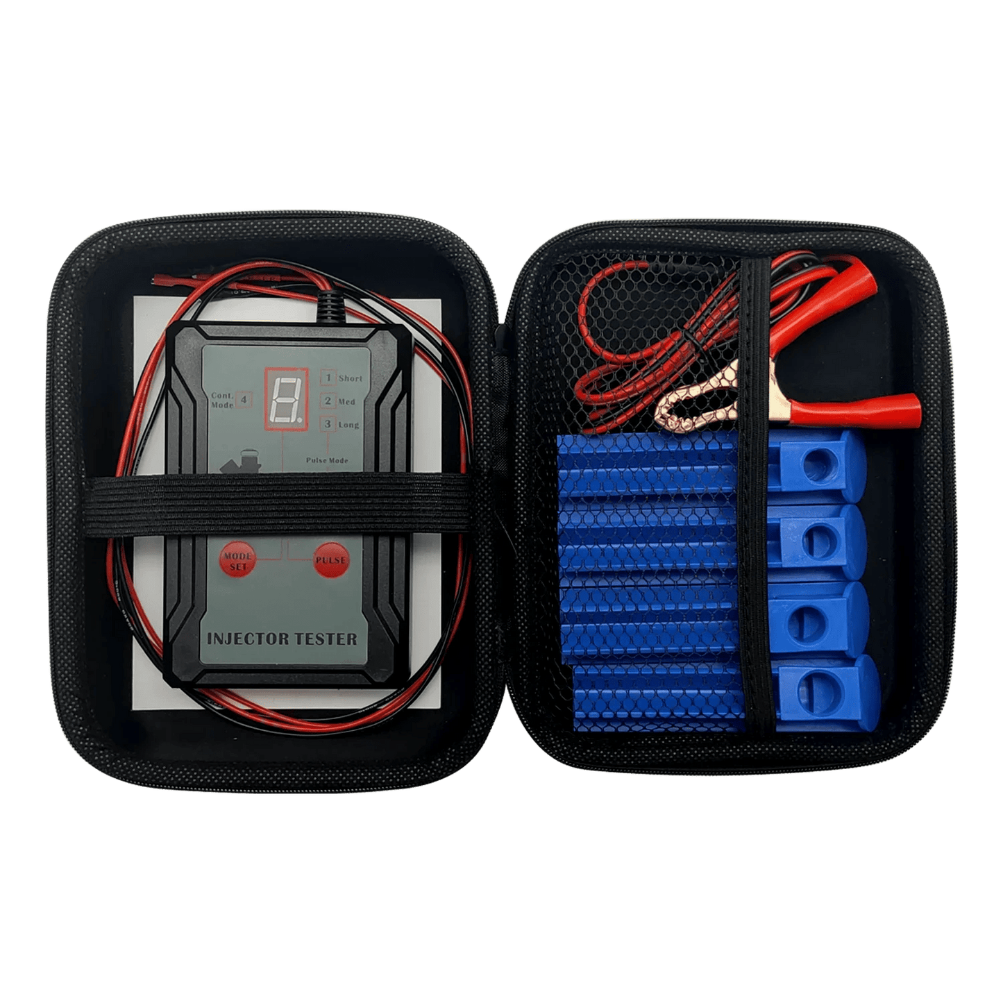 Upgraded Fuel Injector Tester & DIY Cleaning Tool - Test Two Injectors Simultaneously 8 Pulse Power Drive Mode - Avero