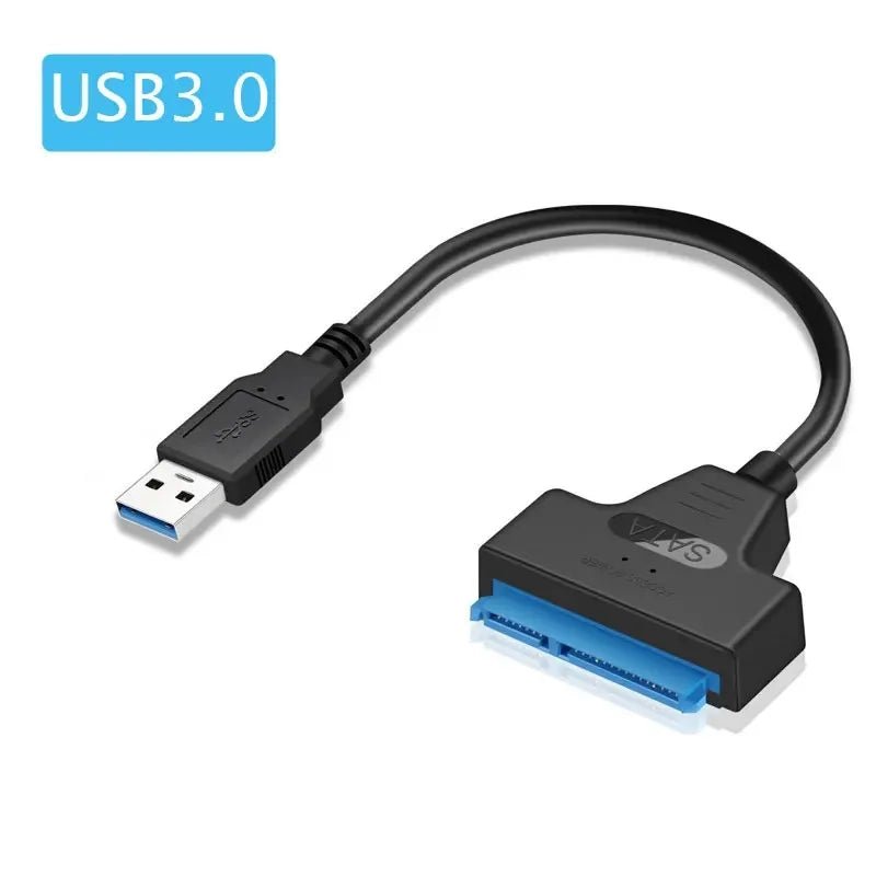 USB 3.0 TO SATA 2.5 Inch SSD HDD Hard Drive Adapter For Laptop Desktop Computer Sata to USB Hard Drive Expansion Adapter - Avero
