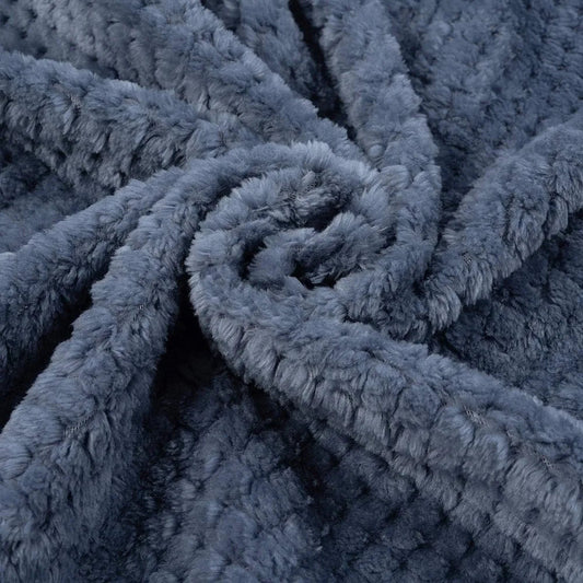 Warm Soft Fuzzy Dog or Cat Blanket, Plush Fleece Throws for Puppy, Kitten, Bed, Couch, Sofa, Travel (S/24" x 32", Blue) - Avero