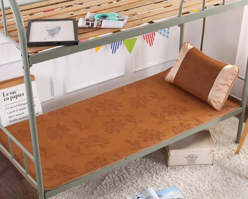WASART Summer cool bamboo rattan mattress 135x200 cold sleeping mat single double folding cooling Ice sheet bed protection pad - Avero