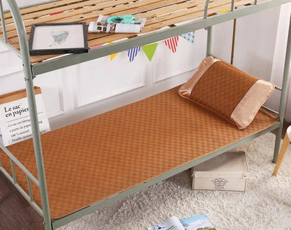WASART Summer cool bamboo rattan mattress 135x200 cold sleeping mat single double folding cooling Ice sheet bed protection pad - Avero