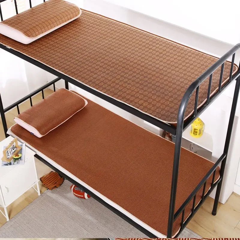WASART Summer cool bamboo rattan mattress 135x200 cold sleeping mat single double folding cooling Ice sheet bed protection pad - Avero