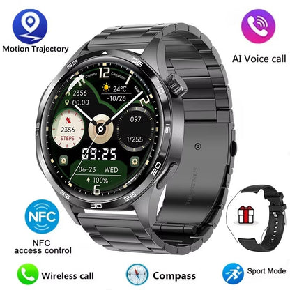 Watch 5 PRO Smart Watch Men Watch 5 AMOLED HD Screen Bluetooth Call GPS Trajectory NFC Heart Rate Compass Smartwatches 2024 New - Avero