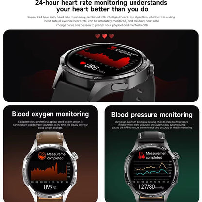 Watch 5 PRO Smart Watch Men Watch 5 AMOLED HD Screen Bluetooth Call GPS Trajectory NFC Heart Rate Compass Smartwatches 2024 New - Avero