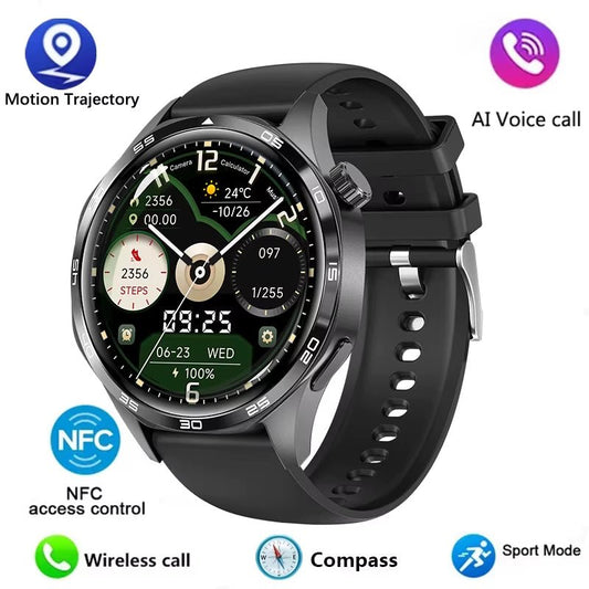 Watch 5 PRO Smart Watch Men Watch 5 AMOLED HD Screen Bluetooth Call GPS Trajectory NFC Heart Rate Compass Smartwatches 2024 New - Avero