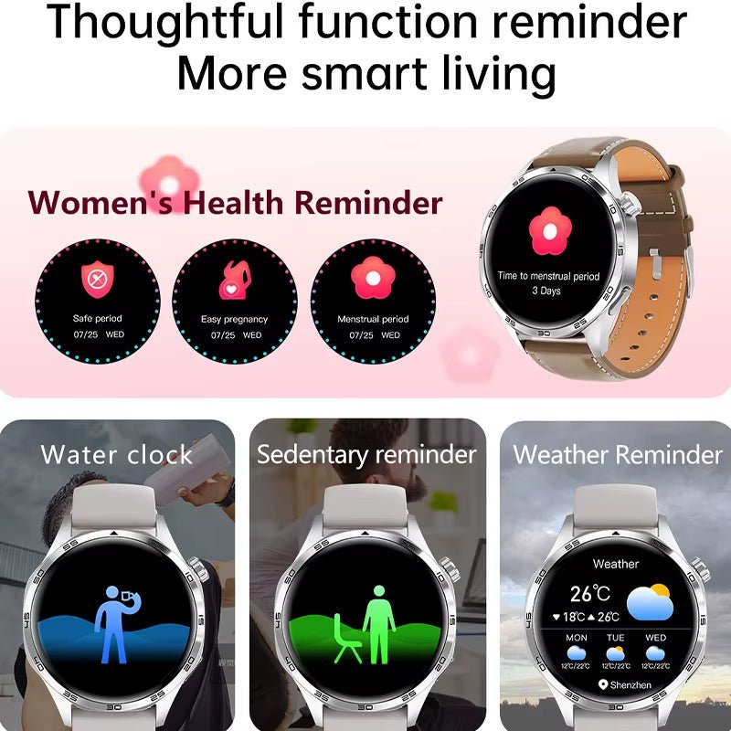 Watch 5 PRO Smart Watch Men Watch 5 AMOLED HD Screen Bluetooth Call GPS Trajectory NFC Heart Rate Compass Smartwatches 2024 New - Avero