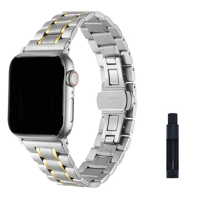 Watch Straps For Apple Watch Band Series 9/8/7/6/5/4/SE Stainless Steel Bracelet For IWatch Series Ultra 49mm 45mm 44mm 41 40mm - Avero