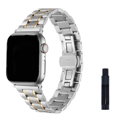 Watch Straps For Apple Watch Band Series 9/8/7/6/5/4/SE Stainless Steel Bracelet For IWatch Series Ultra 49mm 45mm 44mm 41 40mm - Avero