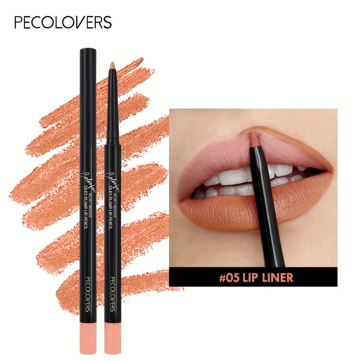 Waterproof Matte Lipliner Pencil Red Contour Tint Lipstick Long Lasting Non - stick Cup Moisturising Lips Makeup 12 Colors - Avero