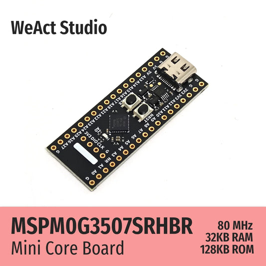 WeAct MSPM0G3507 MSPM0G3507SRHBR MSPM0 G3507 Core Board Demo Board 128KB Flash 32KB SRAM - Avero