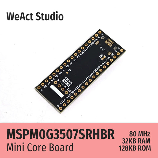 WeAct MSPM0G3507 MSPM0G3507SRHBR MSPM0 G3507 Core Board Demo Board 128KB Flash 32KB SRAM - Avero