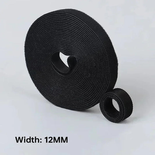 Wholesale 2/5M/Roll 12mm Width Cable Organizer USB Cable Winder Management nylon Free Cut Ties Mouse earphone Cord cable ties - Avero