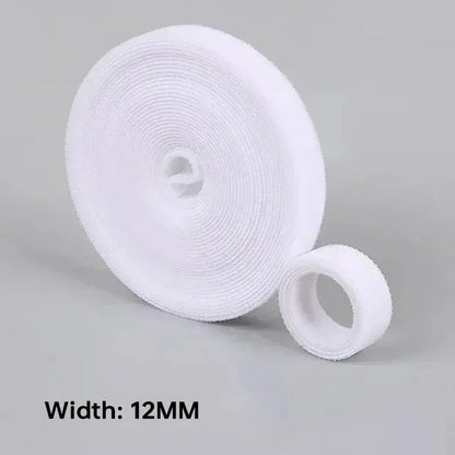 Wholesale 2/5M/Roll 12mm Width Cable Organizer USB Cable Winder Management nylon Free Cut Ties Mouse earphone Cord cable ties - Avero