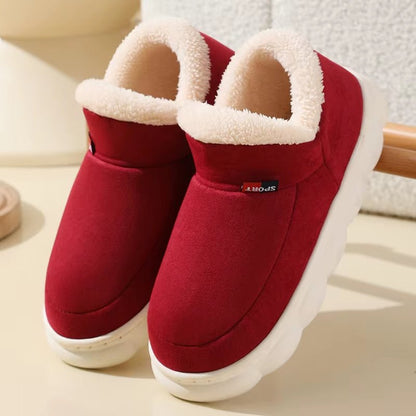 Winter Women Shoes Casual House Shoes for Men 2025 Outdoor Warm Cotton Shoes for Women Indoor Plush Padded Slippers Female - Avero
