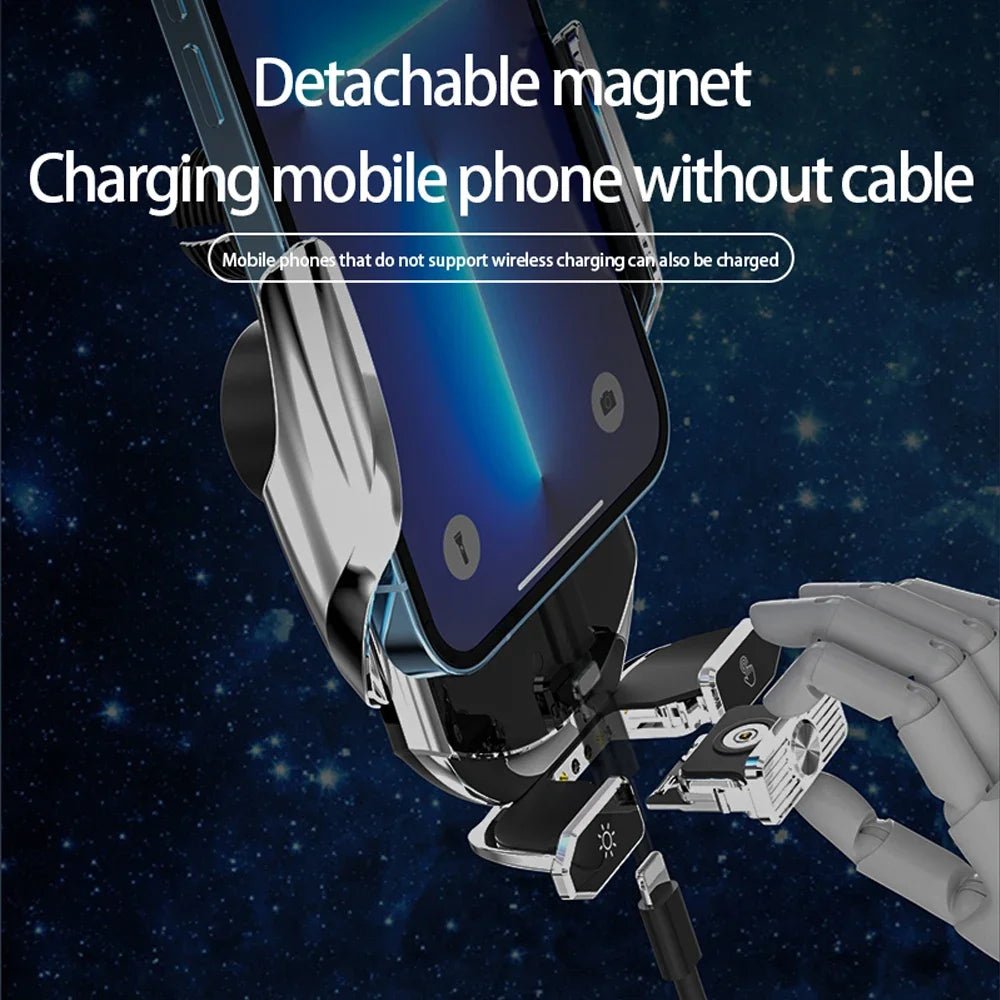 Wireless Charger Car Auto Magnetic Air Vent Phone Holder For iPhone 16 15 14 13 Samsung Xiaomi Induction Fast Charging Station - Avero