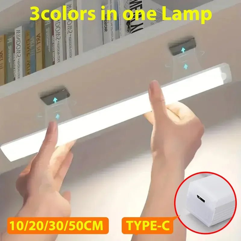 Wireless Motion Sensor LED Night Light USB - C Rechargeable Lamp for Closet, Wardrobe, Kitchen, Stairs, Cabinet, Room Backlight - Avero