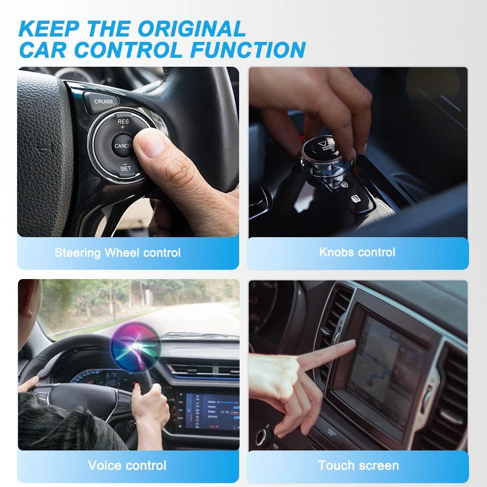 XUDA 2in1 Wireless Carplay Adapter Android Auto Smart Dongle Mini Box Plug And Play For Volvo Benz Cadillac Jeep Lexus Buick VW - Avero